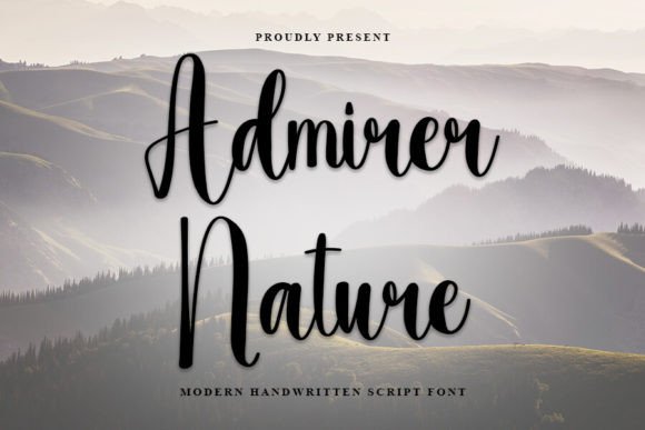 Admirer Nature: The Festive Typeface That Transforms Your Brand