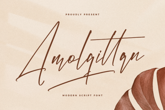Amolqittan: The Modern Script Font for Professional Branding