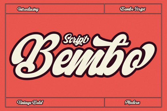 Bembo: The Vintage Script Font That Elevates Handmade Branding