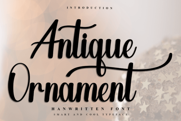 Bringing Holiday Magic to Life with the Antique Ornament Typeface