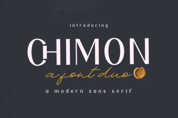 Chimon Font Duo: The Handcrafted Typeface for Bold Brand Identity