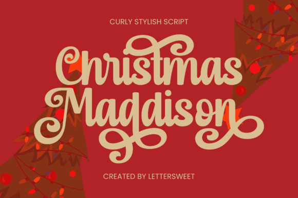 Christmas Maddison: A Handwritten Typeface for Editorial Design