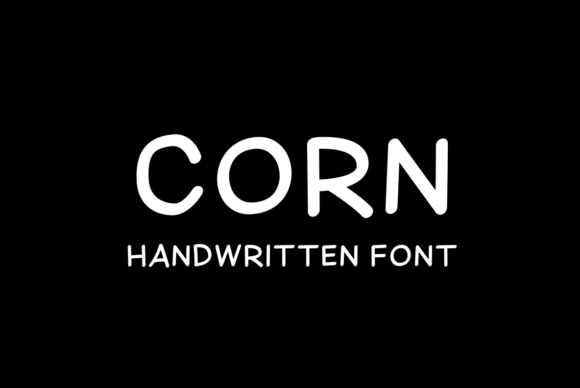 Corn: A Handwritten Typeface for Modern Editorial Design
