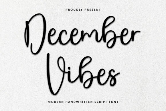 December Vibes: The Festive Typeface for Holiday Branding