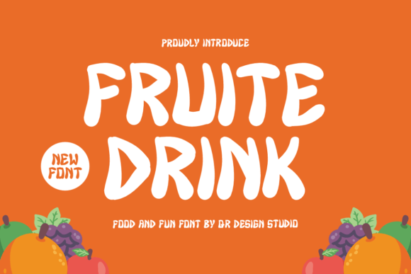 Fruite Drink: A Creative Font for Bold Campaign Visuals