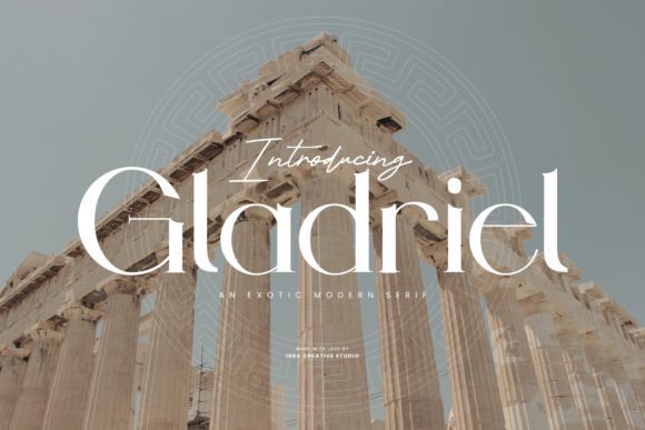 Gladriel: The Modern Serif Typeface for Handmade Branding