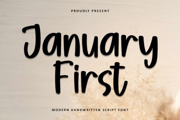 January First: The Festive Typeface That Elevates Small Business Branding