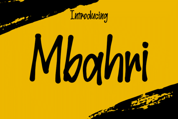Mbahri: The Handwritten Font That Elevates Digital Brand Experiences