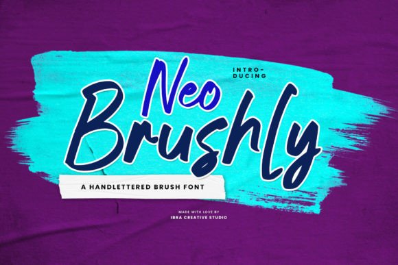 Neo Brushly: A Handcrafted Typeface for Editorial Storytelling