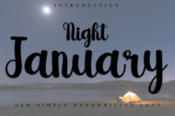Night January: The Playful Typeface for Modern Web Design