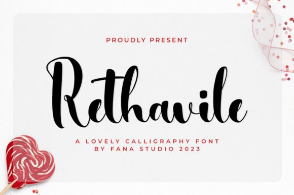 Rethavile: A Handwritten Typeface for Editorial Elegance
