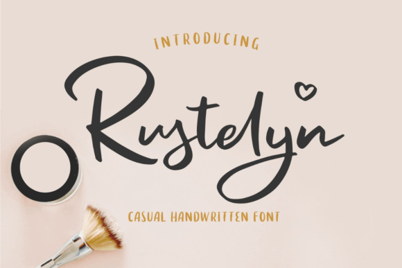 Rustelyn: A Hand-Drawn Script Typeface for Modern Branding