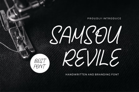 Samsou Revile: The Perfect Handwritten Typeface for Handmade Brands