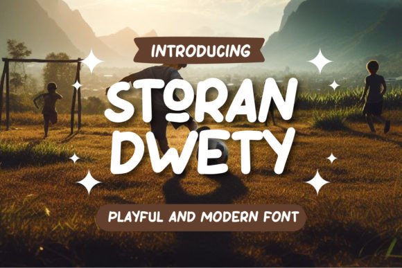 Storan Dwety: A Playful Typeface for Modern Editorial Design