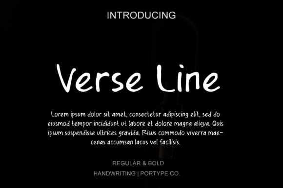 Verse Line: The Perfect Handwritten Typeface for Your Creative Shop